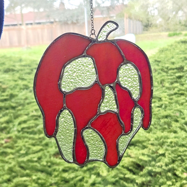 Red and Clear Poisoned Apple